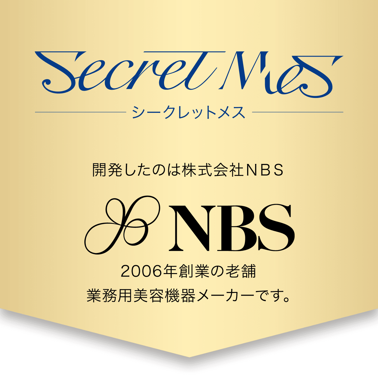 シークレットメス 開発したのは株式会社NBS